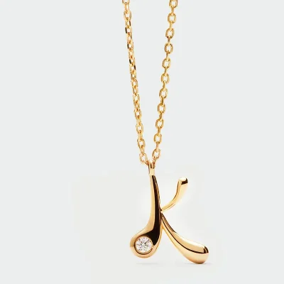 PDPAOLA K INITIAL PENDANT NECKLACE CO01-B84-U