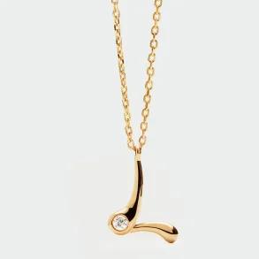 PDPAOLA L INITIAL PENDANT NECKLACE CO01-B85-U