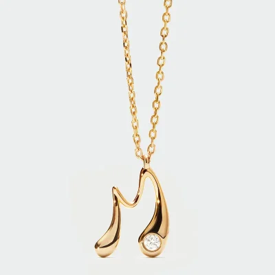 PDPAOLA M INITIAL PENDANT NECKLACE CO01-B86-U