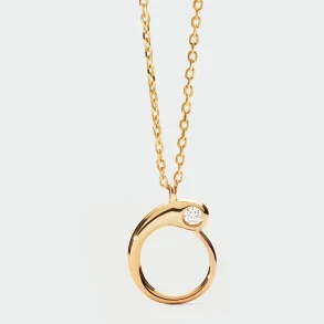 PDPAOLA O INITIAL PENDANT NECKLACE CO01-B88-U