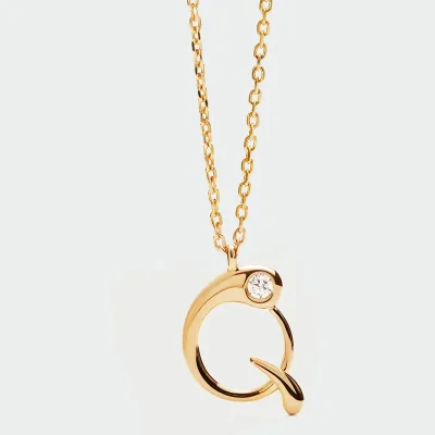 PDPAOLA Q INITIAL PENDANT NECKLACE CO01-B90-U