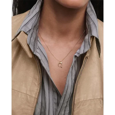 PDPAOLA Q INITIAL PENDANT NECKLACE CO01-B90-U