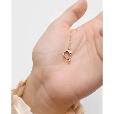 PDPAOLA Q INITIAL PENDANT NECKLACE CO01-B90-U