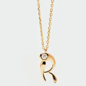 PDPAOLA R INITIAL PENDANT NECKLACE CO01-B91-U