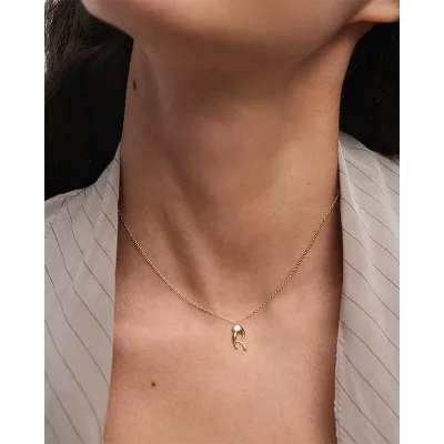 PDPAOLA R INITIAL PENDANT NECKLACE CO01-B91-U