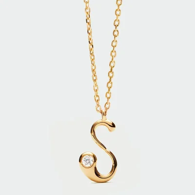 PDPAOLA S INITIAL PENDANT NECKLACE CO01-B92-U
