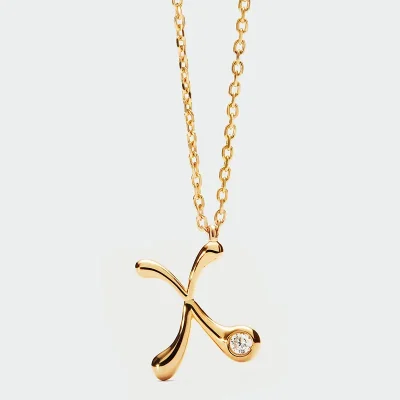 PDPAOLA X INITIAL PENDANT NECKLACE CO01-B97-U
