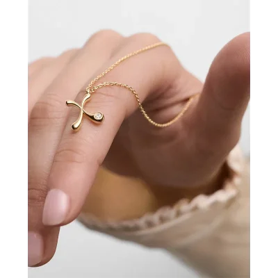 PDPAOLA X INITIAL PENDANT NECKLACE CO01-B97-U