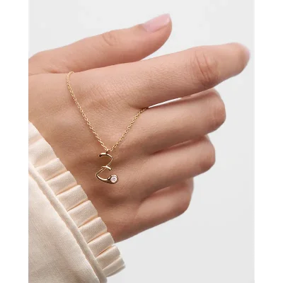 PDPAOLA Z INITIAL PENDANT NECKLACE CO01-B99-U