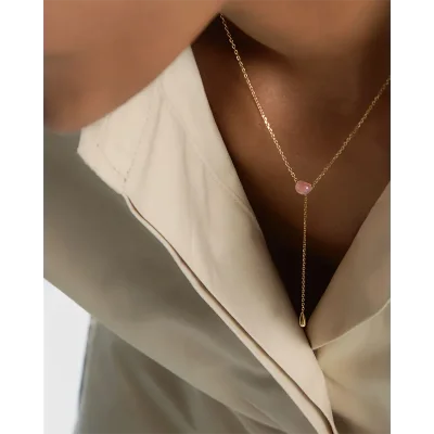 PDPAOLA RHODOCHROSITE STELLA NECKLACE CO01-C28-U