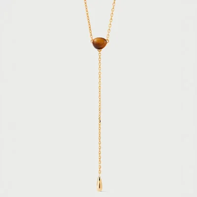 PDPAOLA TIGER EYE STELLA NECKLACE CO01-C32-U