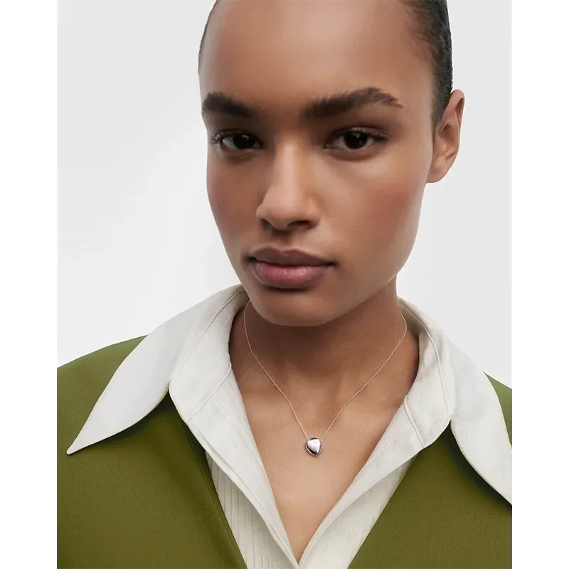 PDPAOLA WAVE SILVER NECKLACE CO02-B09-U