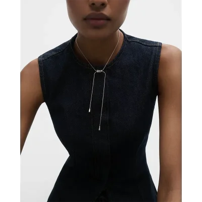 PDPAOLA OSLO SILVER CHAIN NECKLACE CO02-B23-U