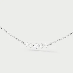 PDPAOLA ESTELA SILVER NECKLACE CO02-B61-U