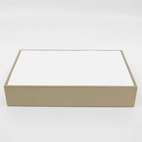 AH SQUARE BLOCK WHITE/GOLD