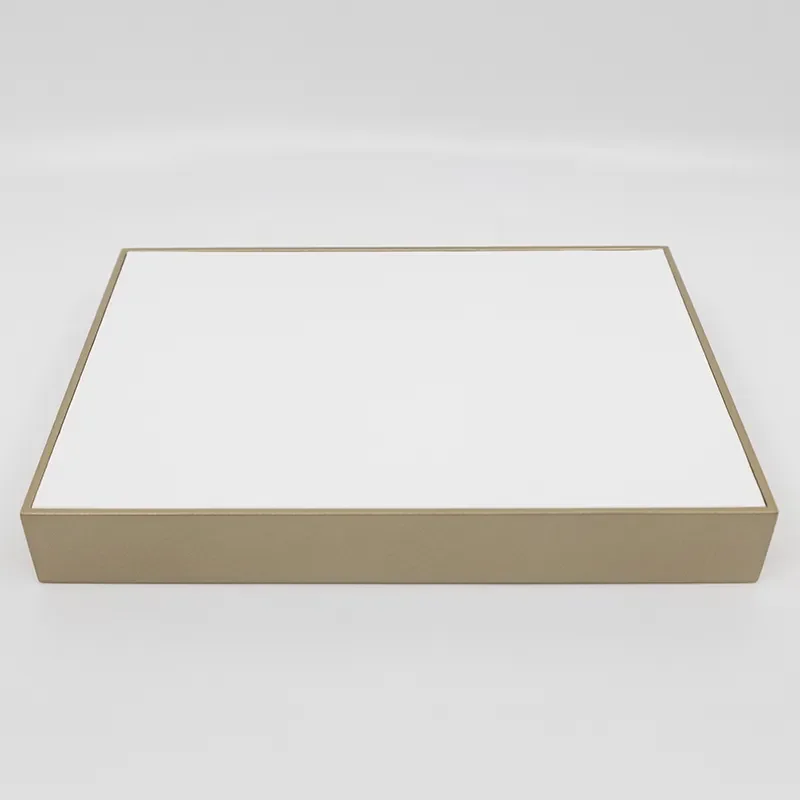 AH SQUARE BLOCK WHITE/GOLD LARGE