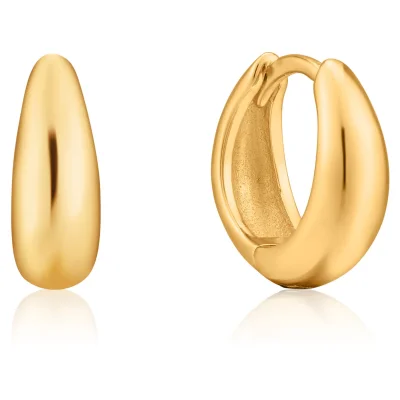 ANIA HAIE LUXE HUGGIE HOOP EARRINGS E024-03G