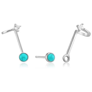 ANIA HAIE TIDAL TURQUOISE STUD EARRINGS E027-03H