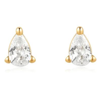 ANIA HAIE GOLD PEAR STUD EARRINGS E056-01G