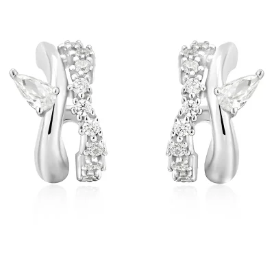 ANIA HAIE SPARKLE DOUBLE STUD EARRINGS E056-04H