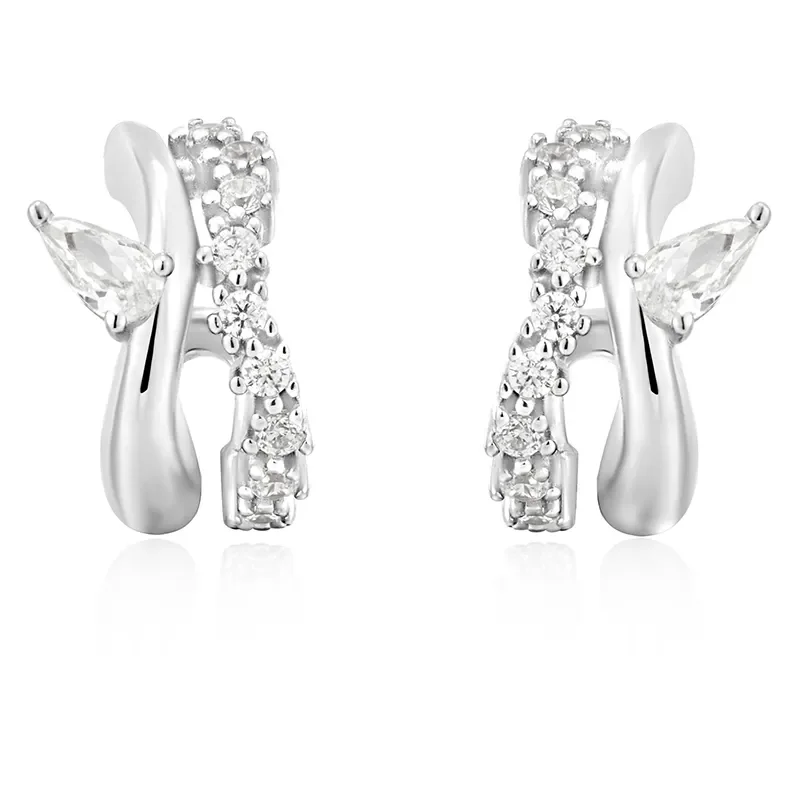 ANIA HAIE SPARKLE DOUBLE STUD EARRINGS E056-04H