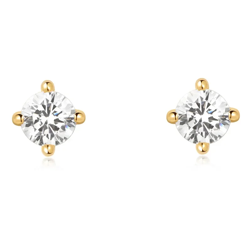 ANIA HAIE SOLITAIRE STUD EARRINGS E057-01G