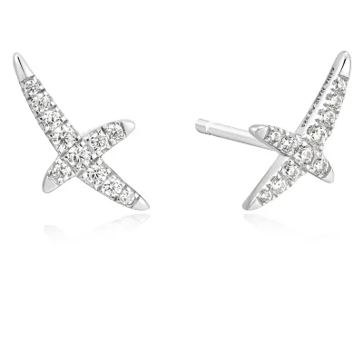 ANIA HAIE KISS PAVE STUD EARRINGS E057-02H