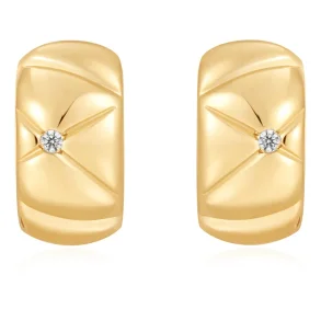 ANIA HAIE KISS HOOP EARRINGS E057-05G