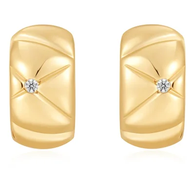 ANIA HAIE KISS HOOP EARRINGS E057-05G