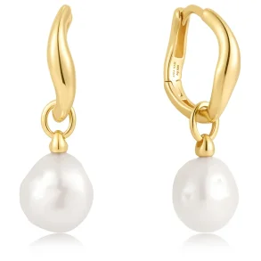 ANIA HAIE FRESHWATER PEARL DROP EARRINGS E058-05G