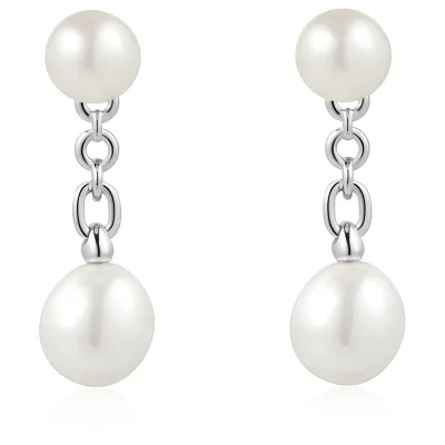 ANIA HAIE FRESHWATER PEARL STUD JACKET EARRINGS E058-06H