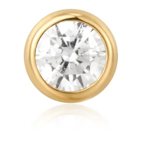 ANIA HAIE SOLITAIRE CUBIC ZIRCONIA BARBELL SINGLE E059-01G