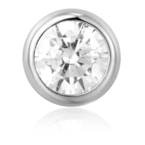 ANIA HAIE SOLITAIRE CUBIC ZIRCONIA BARBELL SINGLE E059-01H