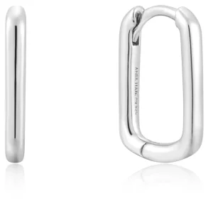 ANIA HAIE SILVER LARGE OVAL EARRINGS E059-08H