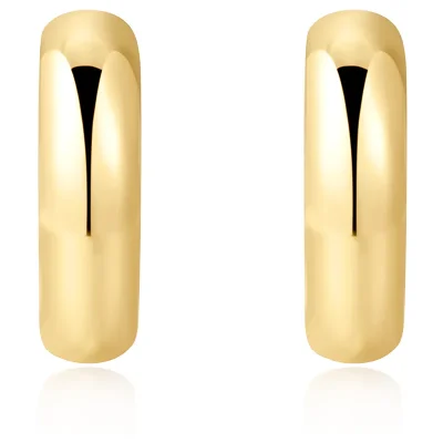 ANIA HAIE GOLD DOME BAND HOOP EARRINGS E061-10G