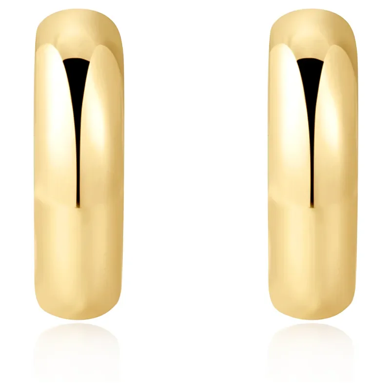 ANIA HAIE GOLD DOME BAND HOOP EARRINGS E061-10G