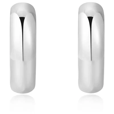 ANIA HAIE SILVER DOME BAND HOOP EARRINGS E061-10H