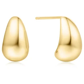 ANIA HAIE GOLD SMALL DOME HOOP EARRINGS E062-05G