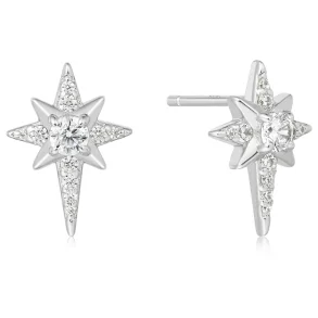 ANIA HAIE SILVER EIGHT-POINTED STAR STUD EARRINGS E065-02H