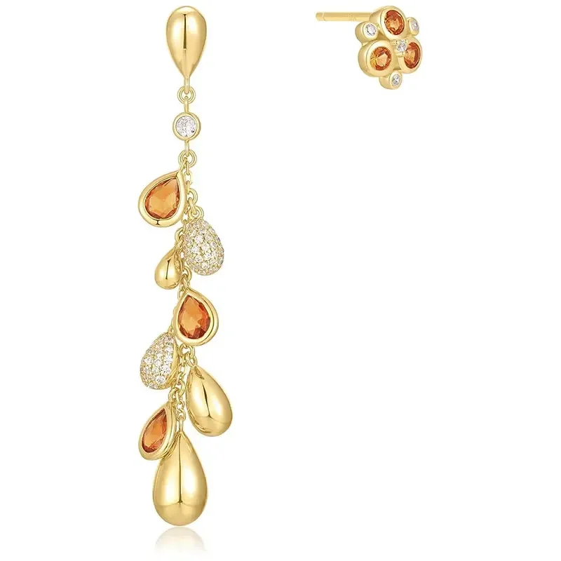 ANIA HAIE GOLD NANO GEM TEARDROP CLUSTER EARRINGS E066-03G