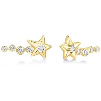 ANIA HAIE GOLD SPARKLING METEOR CLIMBERS E066-06G