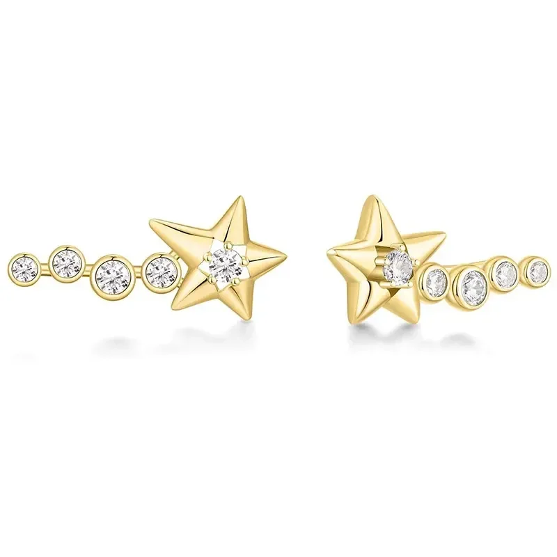 ANIA HAIE GOLD SPARKLING METEOR CLIMBERS E066-06G