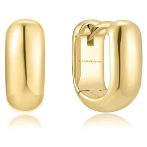 ANIA HAIE GOLD MINI U-SHAPED HOOP EARRINGS E067-08G