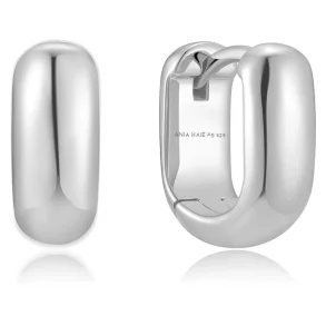 ANIA HAIE SILVER MINI U-SHAPED HOOP EARRINGS E067-08H