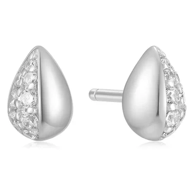 ANIA HAIE SILVER SPARKLING PUFFY EAR JACKETS E069-03H