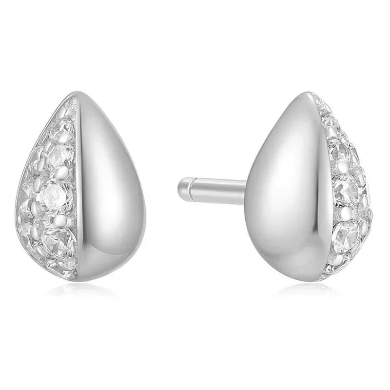 ANIA HAIE SILVER SPARKLING PUFFY EAR JACKETS E069-03H