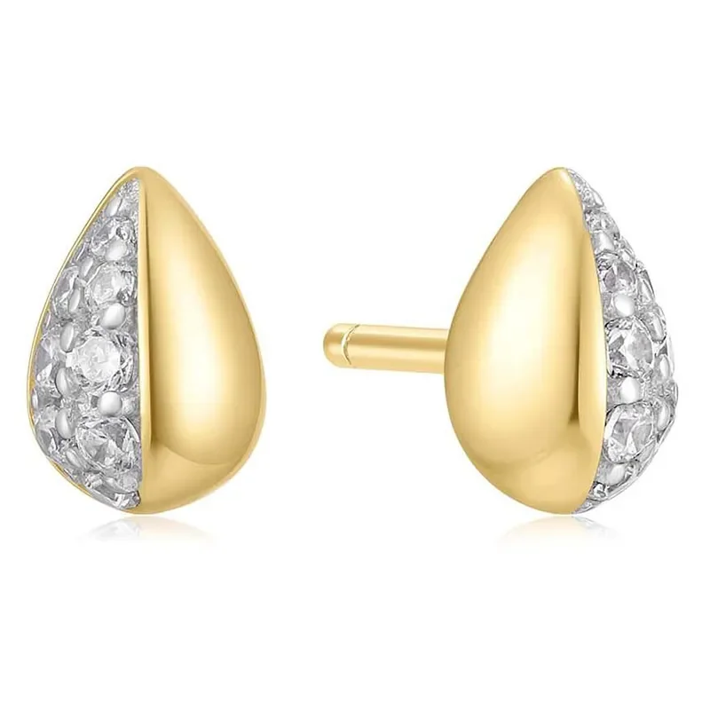 ANIA HAIE TWO-TONE SPARKLING PUFFY EAR JACKETS E069-03T