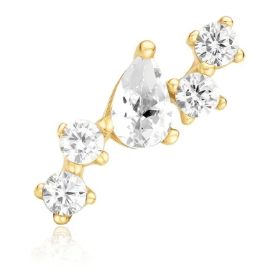 ANIA HAIE GOLD CONSTELLATION BARBELL SINGLE EARRING E070-10G