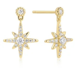 ANIA HAIE GOLD NOVA STAR STUD EARRINGS E071-02G
