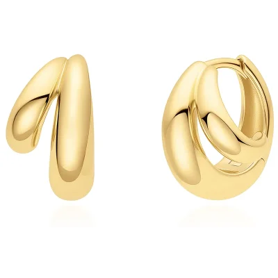ANIA HAIE GOLD DOME HUGGIE HOOP EARRINGS E072-03G
